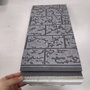 Decorative embossed metal foam panel eps 